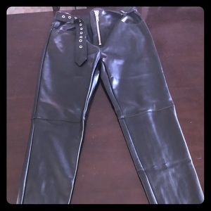 Brand new faux leather pants